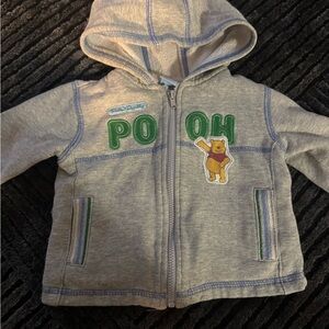 Disney Gray Hoodie with Winnie the Pooh Patch